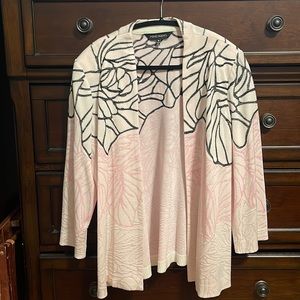 Ming Wang knit jacket. Bracelet sleeve, size 1x.